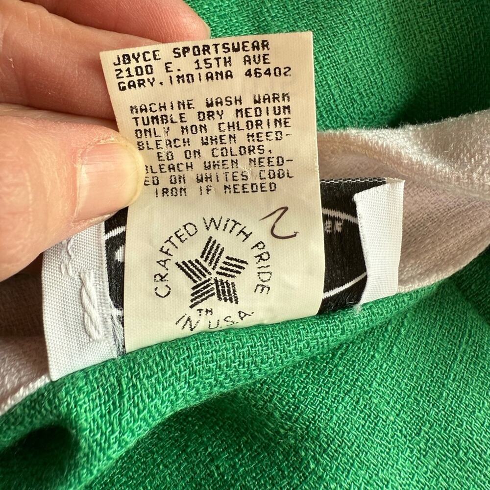New Joyce Sportswear Vtg Women's 10 Kelly Green Colorblock Sport Anorak Jacket - Picture 10 of 11